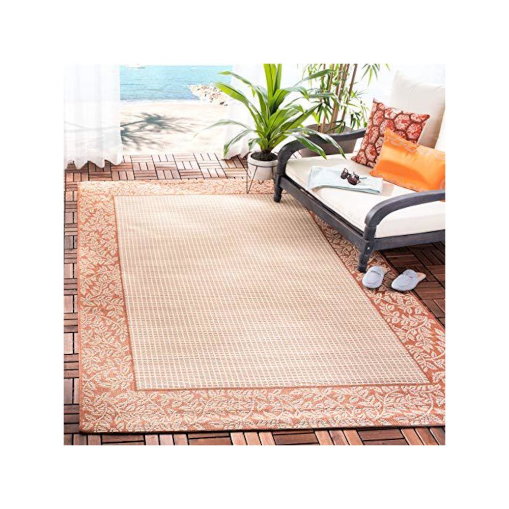 COURTYARD, NATURAL / TERRA, 9' X 12', Area Rug, CY0727-3201-9. Picture 1