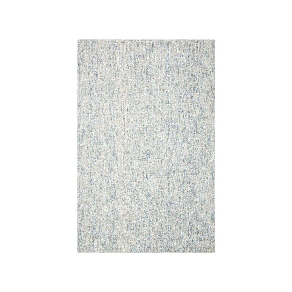 Abstract, IVORY / BLUE, 4' X 6', Area Rug, ABT471M-4. Picture 1