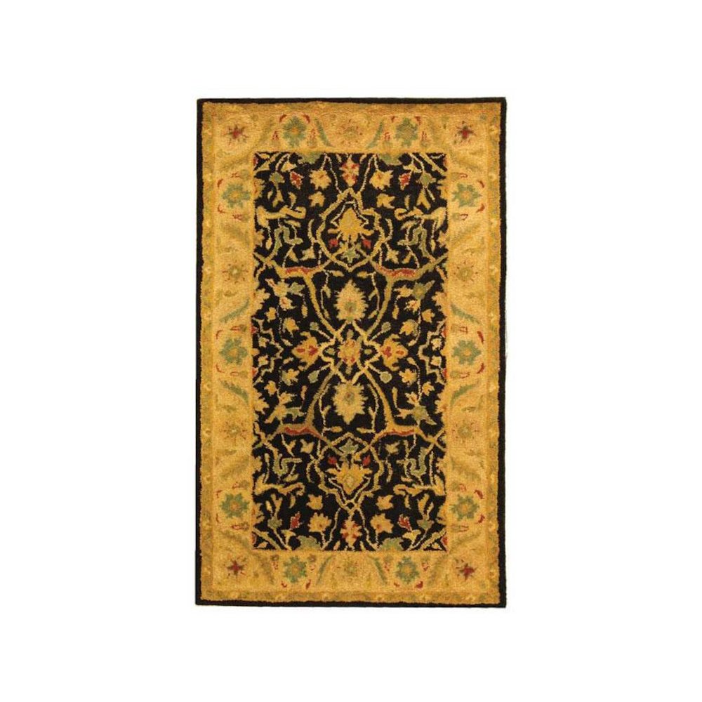 ANTIQUITY, BLACK, 4' X 6', Area Rug, AT14B-4. Picture 1