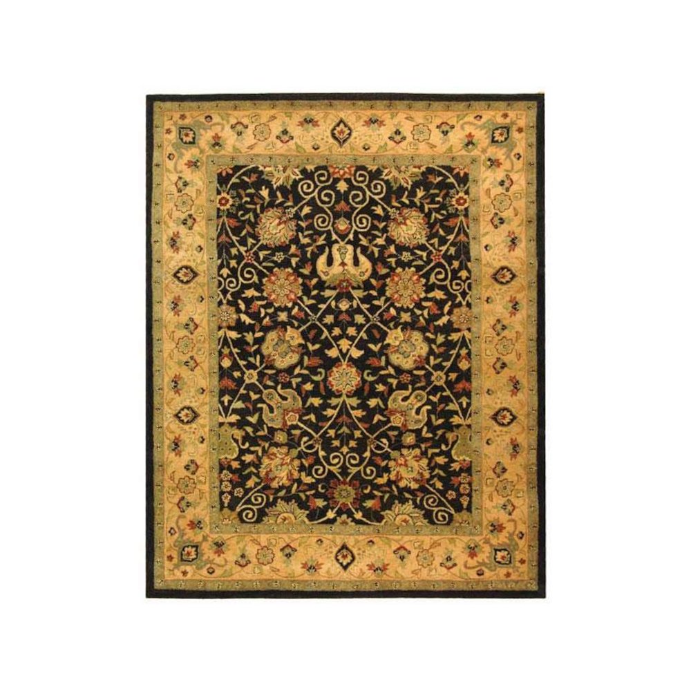 ANTIQUITY, BLACK, 7'-6" X 9'-6", Area Rug, AT21B-8. Picture 1