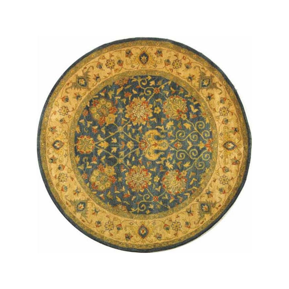 ANTIQUITY, BLUE, 6' X 6' Round, Area Rug, AT21E-6R. Picture 1