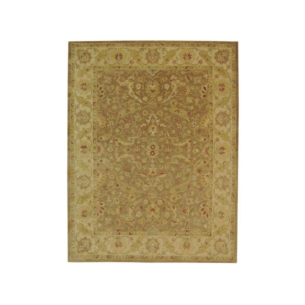 ANTIQUITY, BROWN / GOLD, 7'-6" X 9'-6", Area Rug. Picture 1