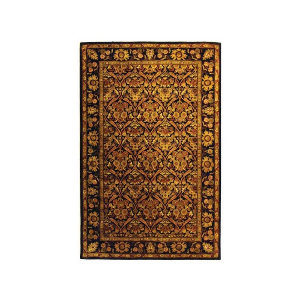 ANTIQUITY, DARK PLUM / GOLD, 6' X 9', Area Rug. Picture 1