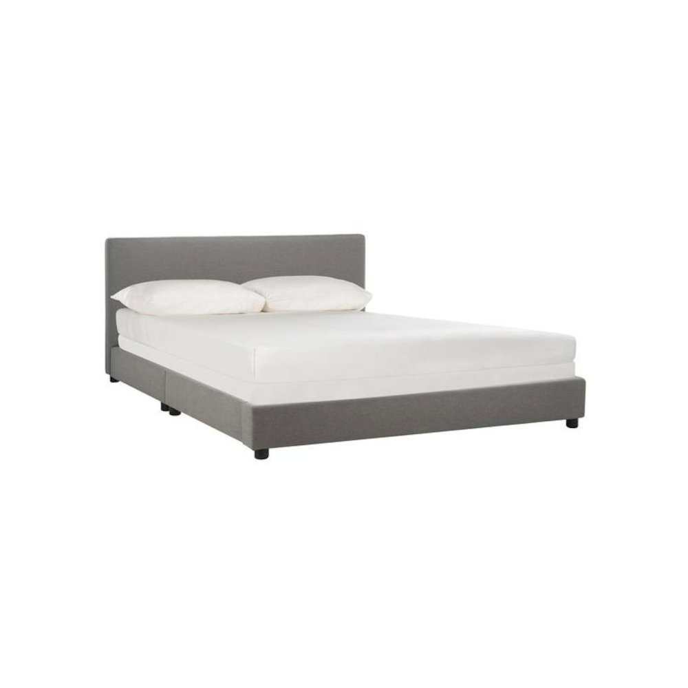 Carter Bed, Queen, Grey. Picture 1