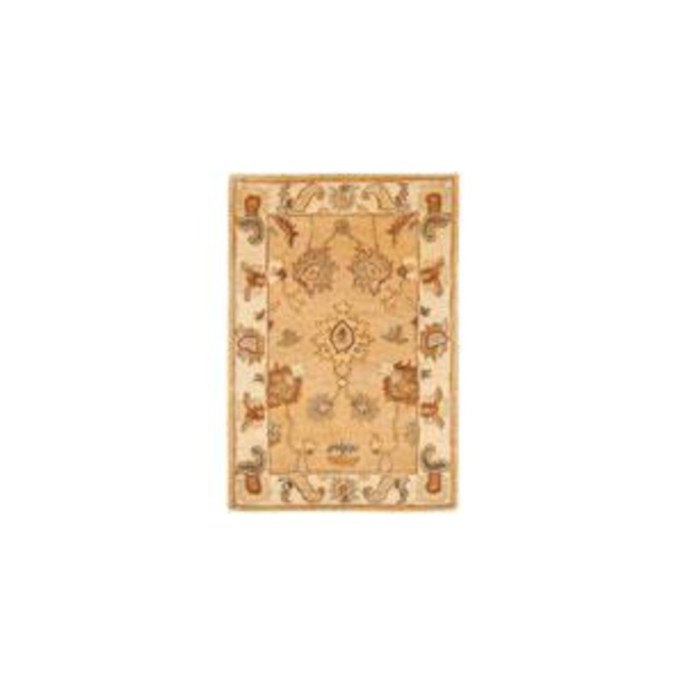 BERGAMA, TAUPE / IVORY, 3' X 5', Area Rug. Picture 1
