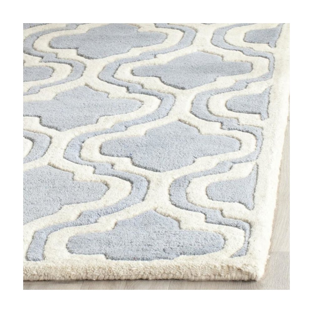 CHATHAM, BLUE / IVORY, 2'-3" X 9', Area Rug, CHT727B-29. Picture 1