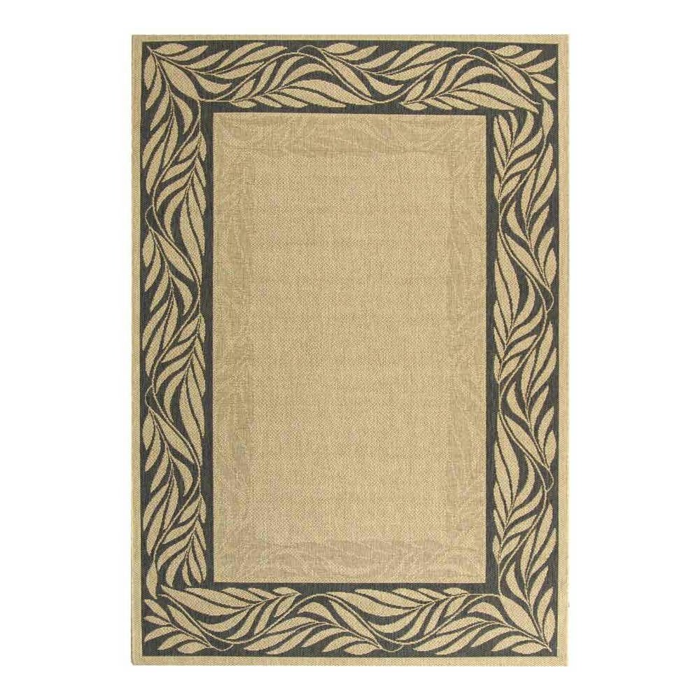 COURTYARD, SAND / GREY, 2'-7" X 5', Area Rug. Picture 1