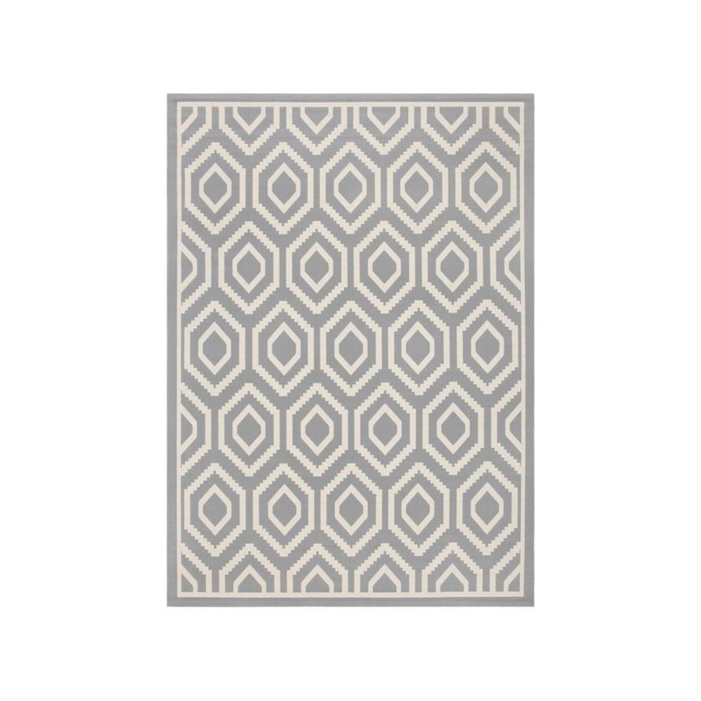 COURTYARD, ANTHRACITE / BEIGE, 9' X 12', Area Rug, CY6902-246-9. Picture 1