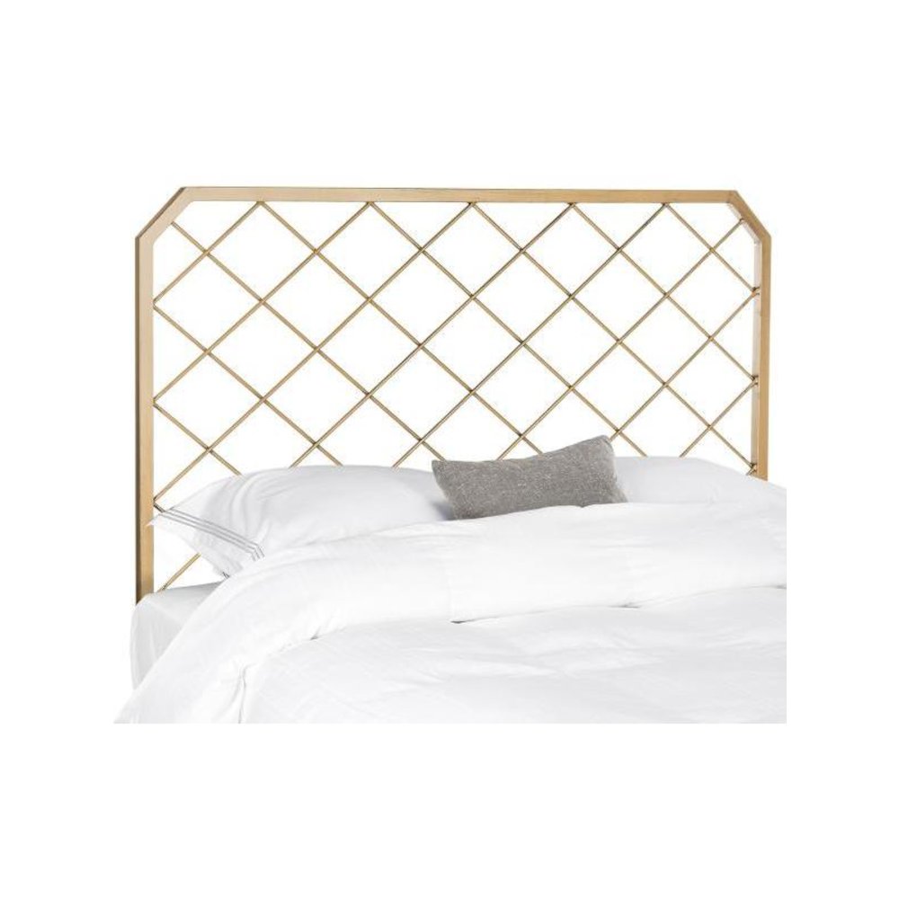 STITCH GOLD METAL MESH HEADBOARD, FOX6255A-Q. Picture 1