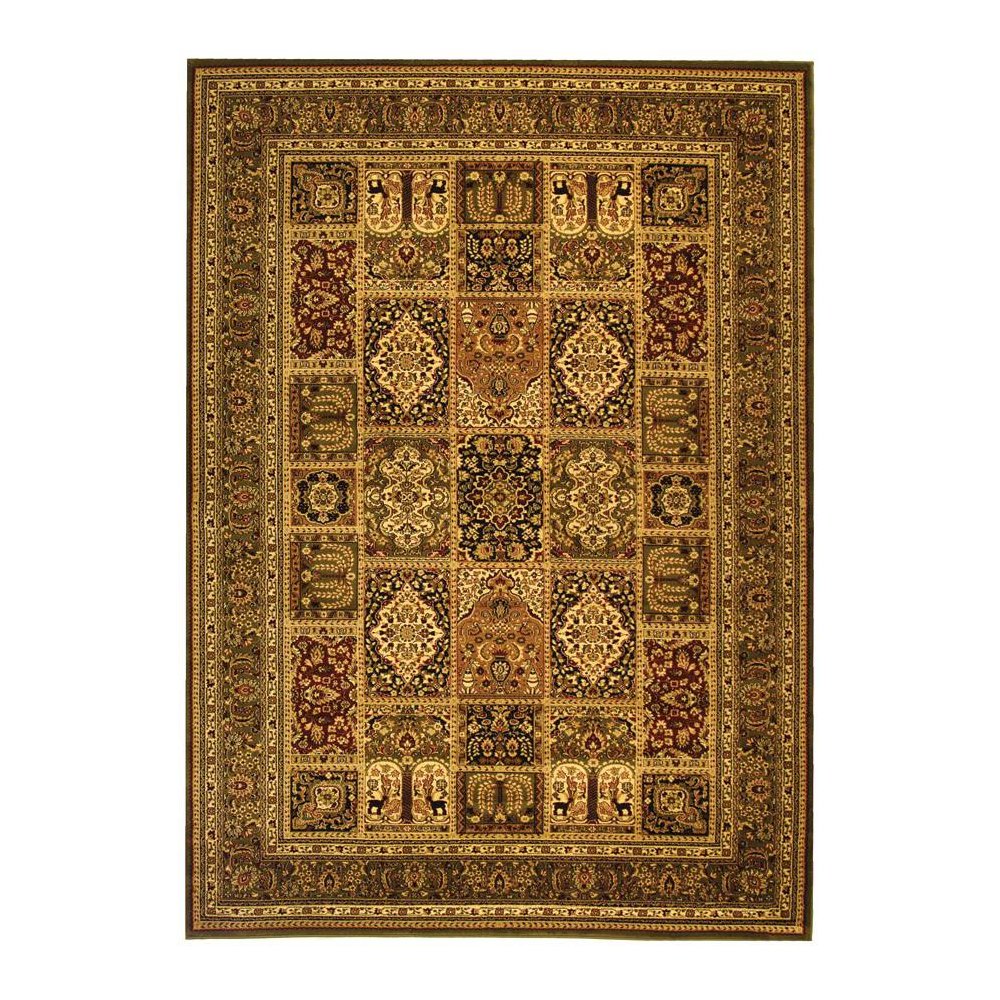LYNDHURST, MULTI / GREEN, 12' X 18', Area Rug. Picture 1