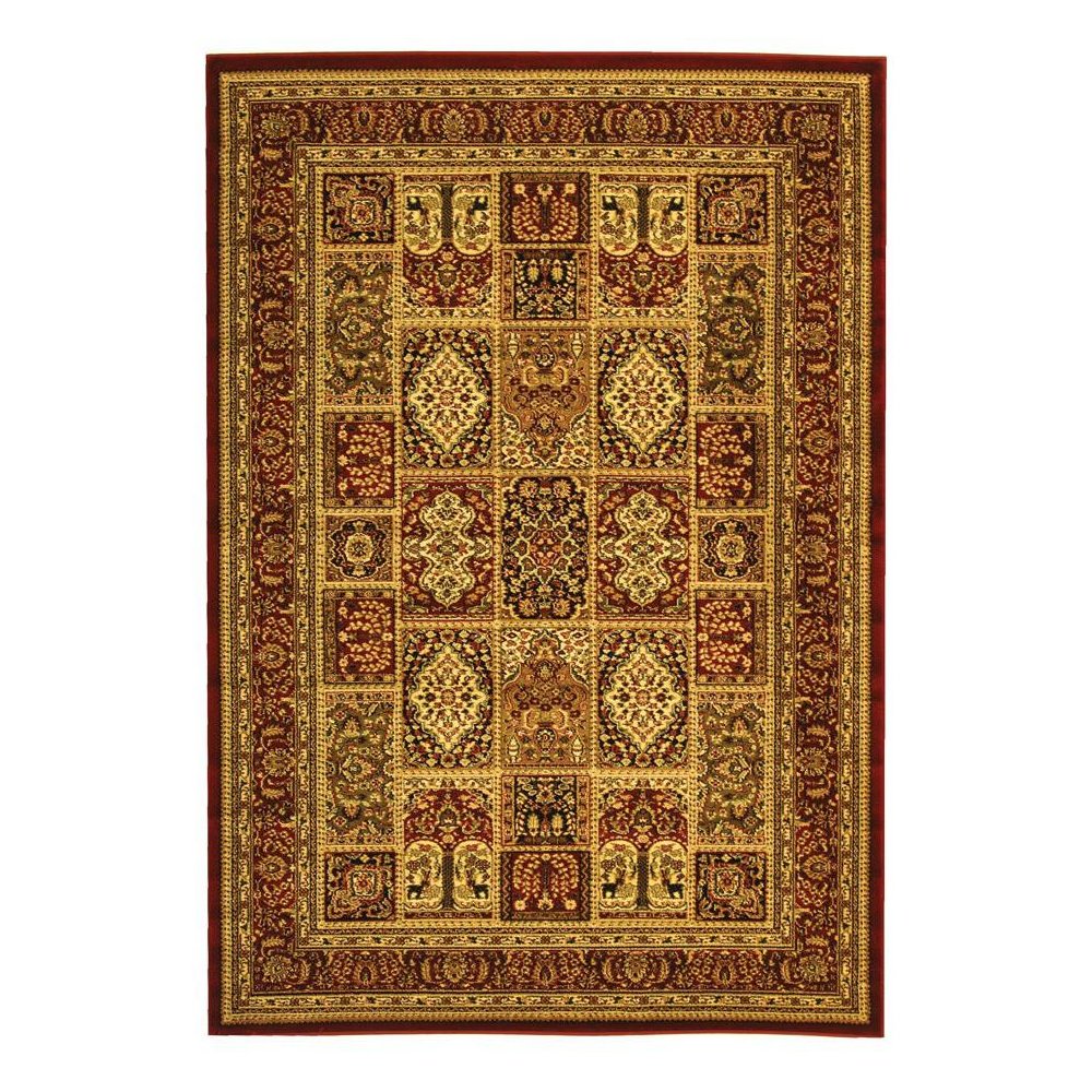 LYNDHURST, MULTI / RED, 5'-3" X 7'-6", Area Rug, LNH217B-5. Picture 1