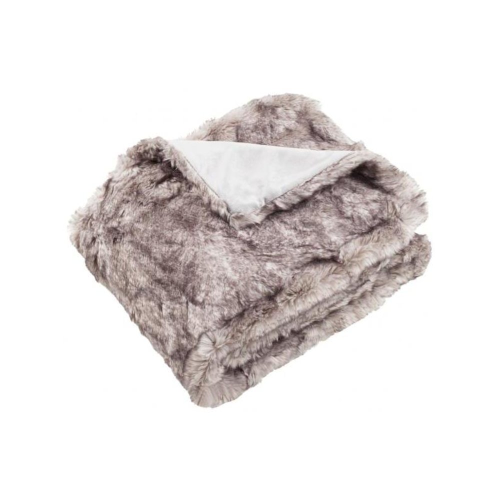 FAUX CHINCHILLA THROW, THR725B-6072. Picture 1