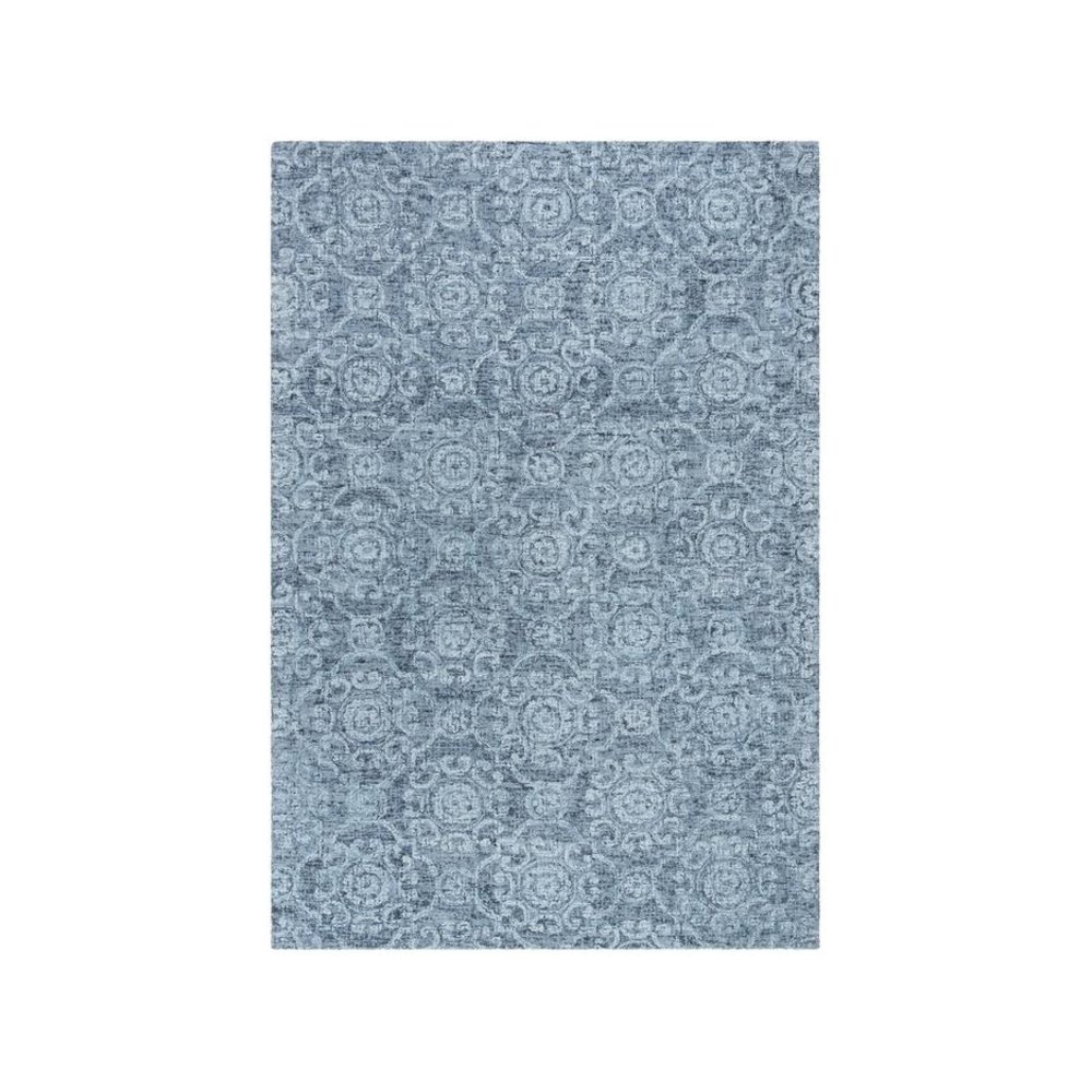 Abstract, BLUE, 5' X 8', Area Rug, ABT207A-5. Picture 1