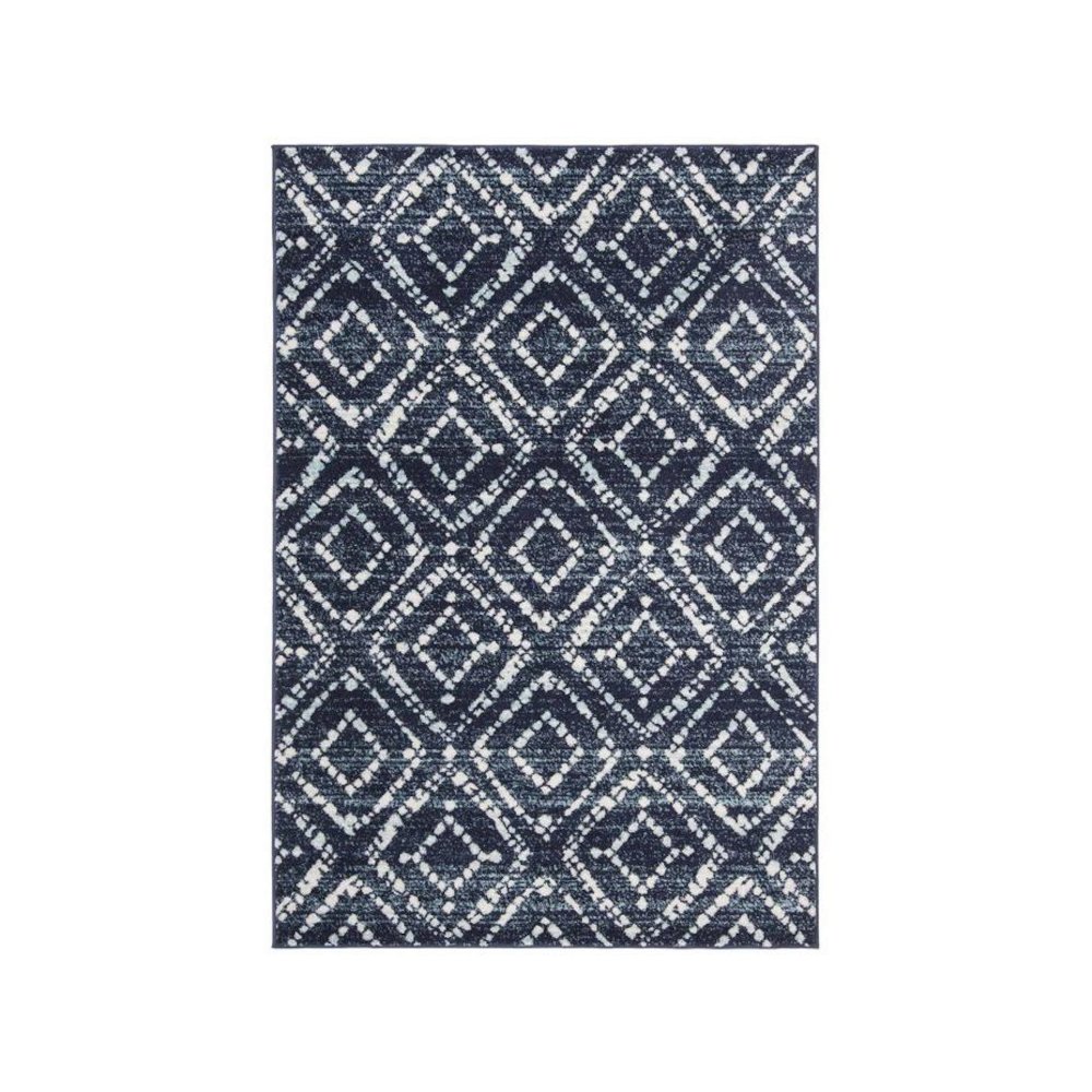 Adirondack, NAVY / IVORY, 5'-1" X 7'-6", Area Rug, ADR131N-5. Picture 1