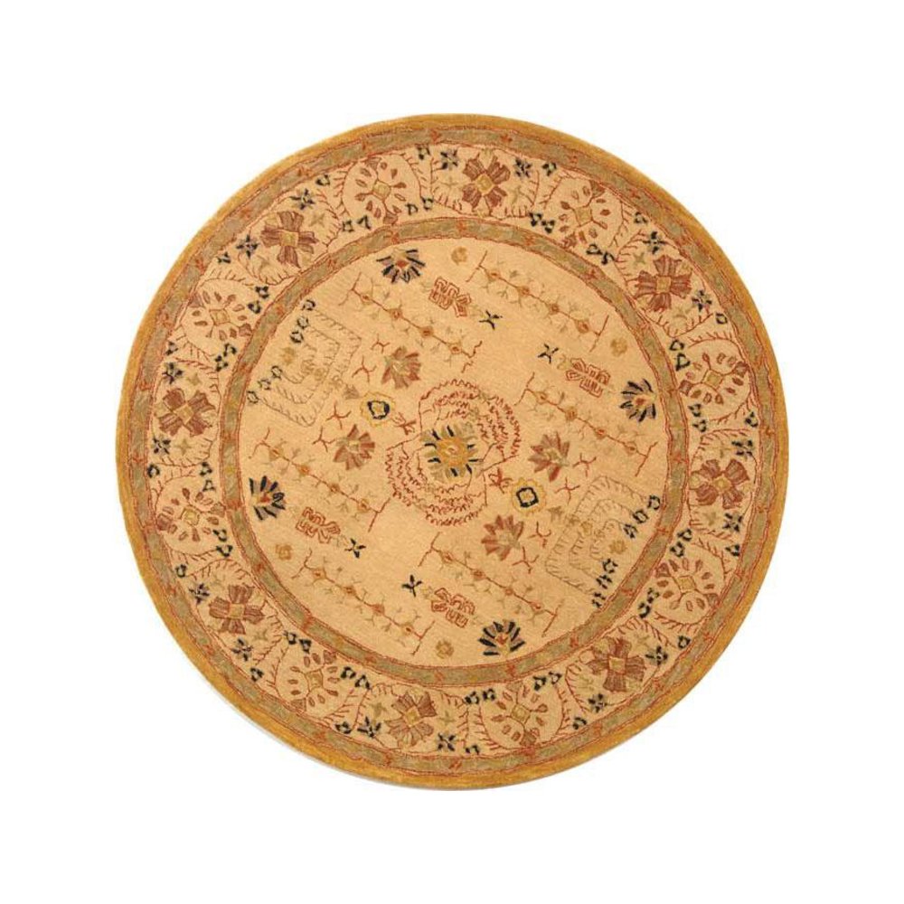 ANATOLIA, SAND / SAND, 8' X 8' Round, Area Rug. Picture 1