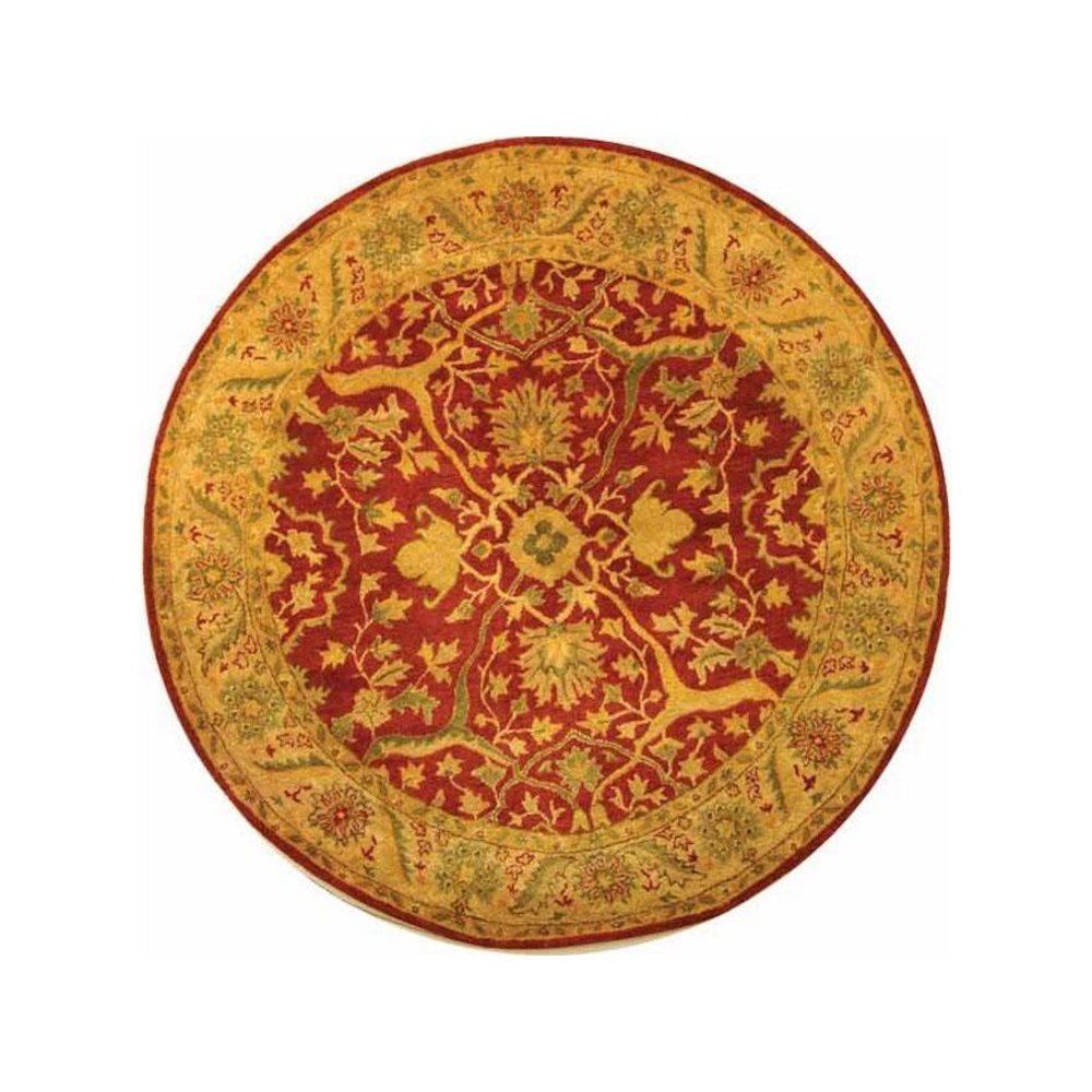 ANTIQUITY, RUST, 8' X 8' Round, Area Rug, AT14C-8R. Picture 1