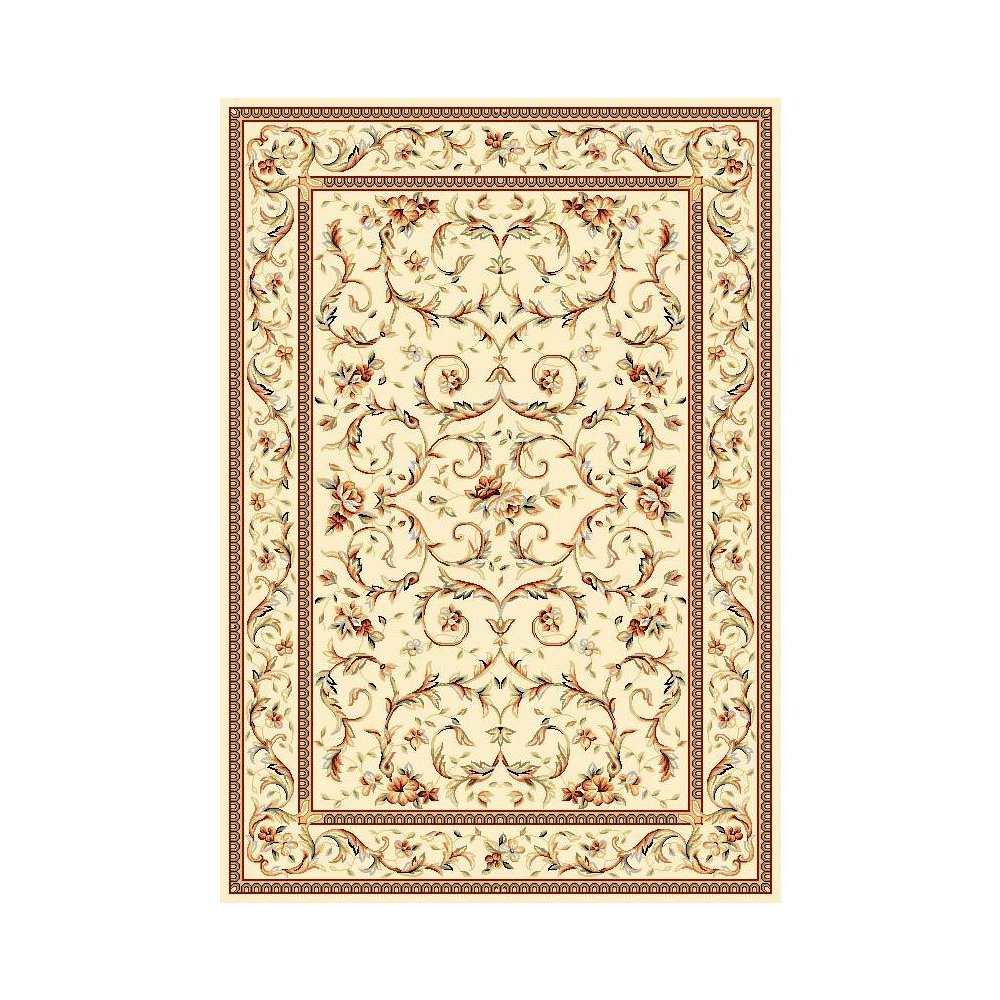LYNDHURST, IVORY / IVORY, 5'-3" X 7'-6", Area Rug, LNH322A-5. Picture 1