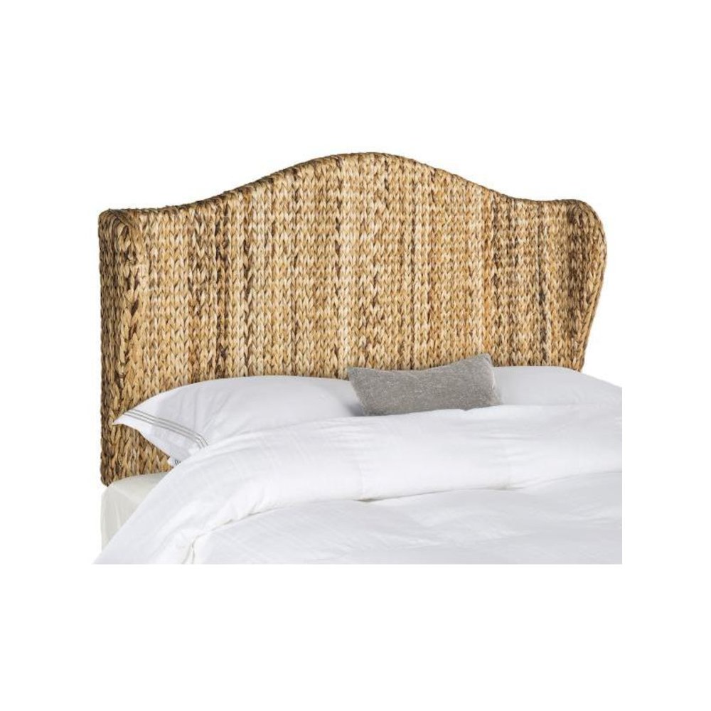 NADINE NATURAL WINGED HEADBOARD, SEA8029A-Q. Picture 1