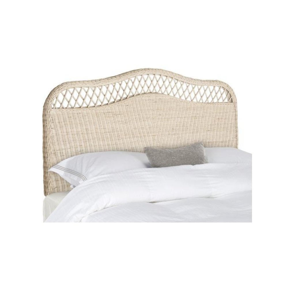 SEPHINA WHITE WASHED RATTAN HEADBOARD, SEA8033A-Q. Picture 1