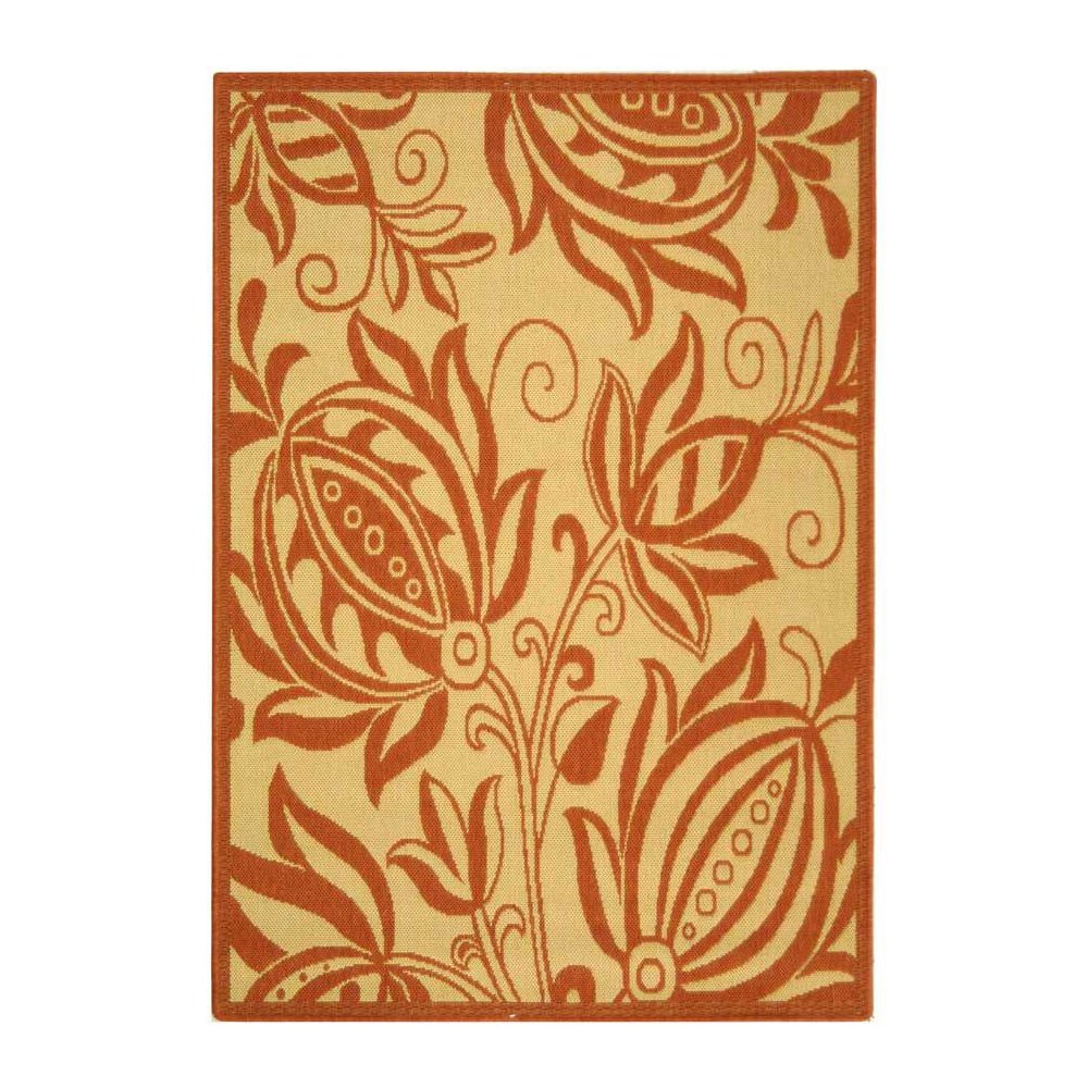 COURTYARD, NATURAL / TERRA, 4' X 5'-7", Area Rug, CY2961-3201-4. Picture 1