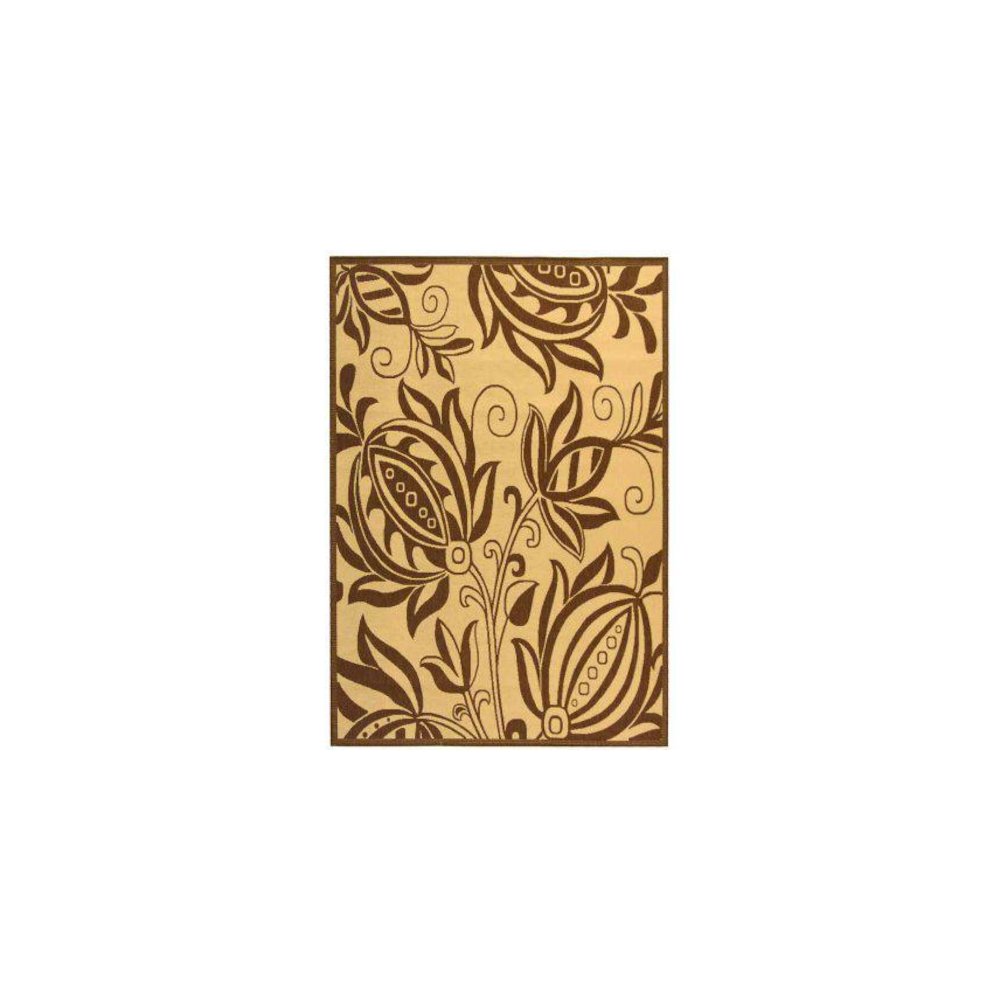 COURTYARD, NATURAL / BROWN, 9' X 12', Area Rug, CY2961-3001-9. Picture 1
