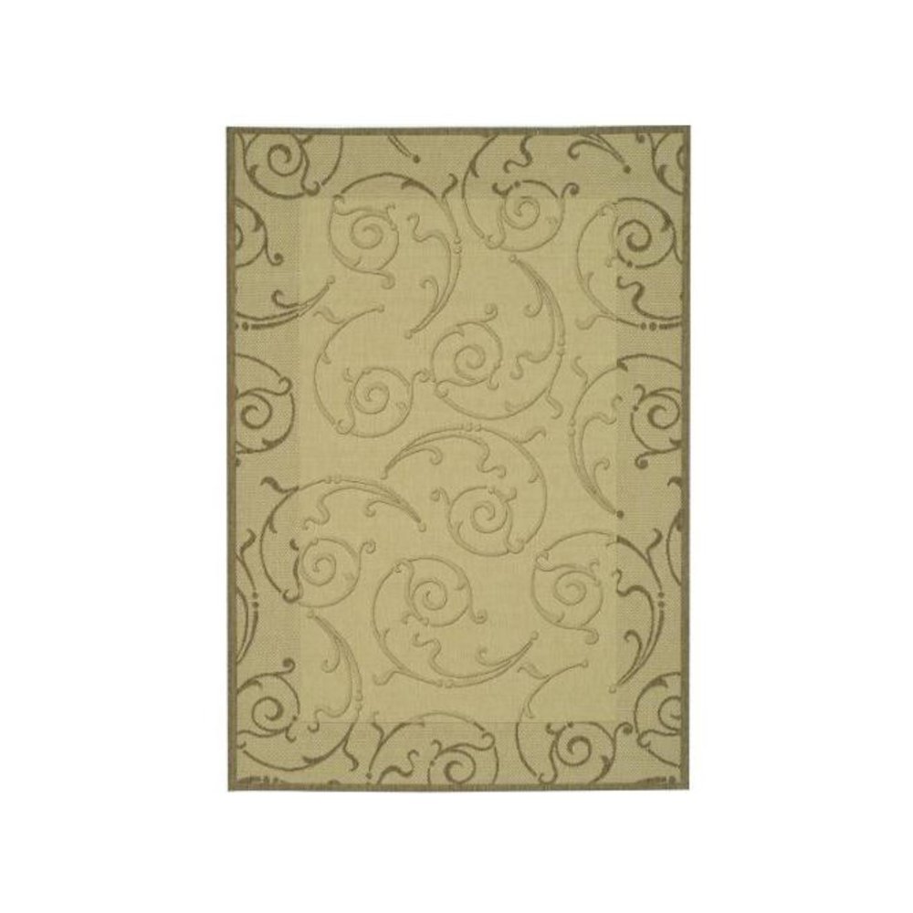 COURTYARD, NATURAL / BROWN, 7'-10" X 7'-10" Square, Area Rug, CY2665-3001-8SQ. Picture 1