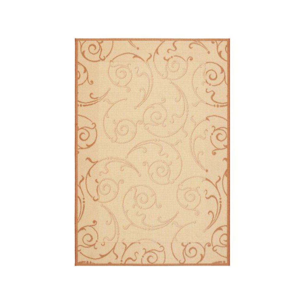 COURTYARD, NATURAL / TERRA, 7'-10" X 7'-10" Square, Area Rug, CY2665-3201-8SQ. Picture 1