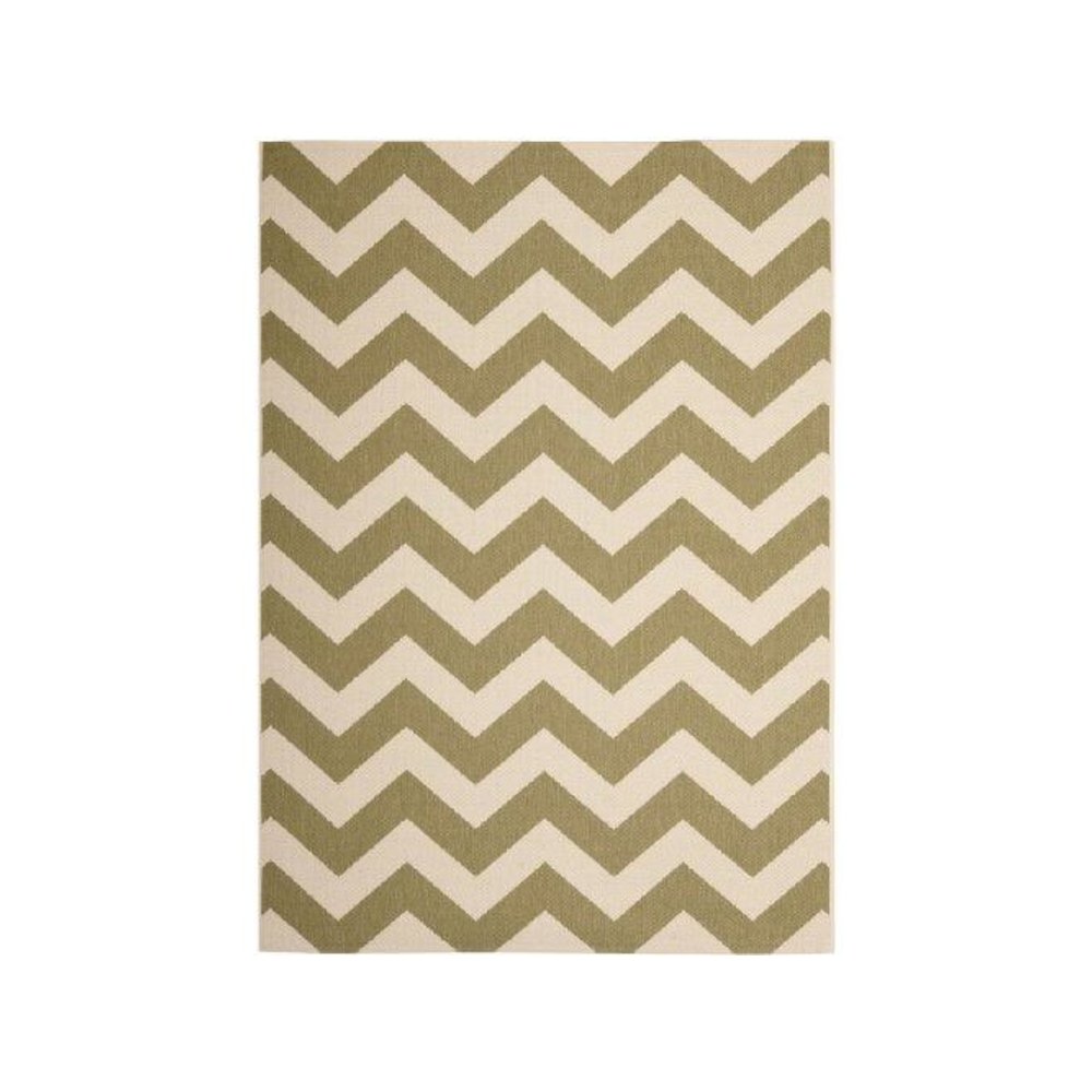 COURTYARD, GREEN / BEIGE, 4' X 5'-7", Area Rug, CY6244-244-4. Picture 1