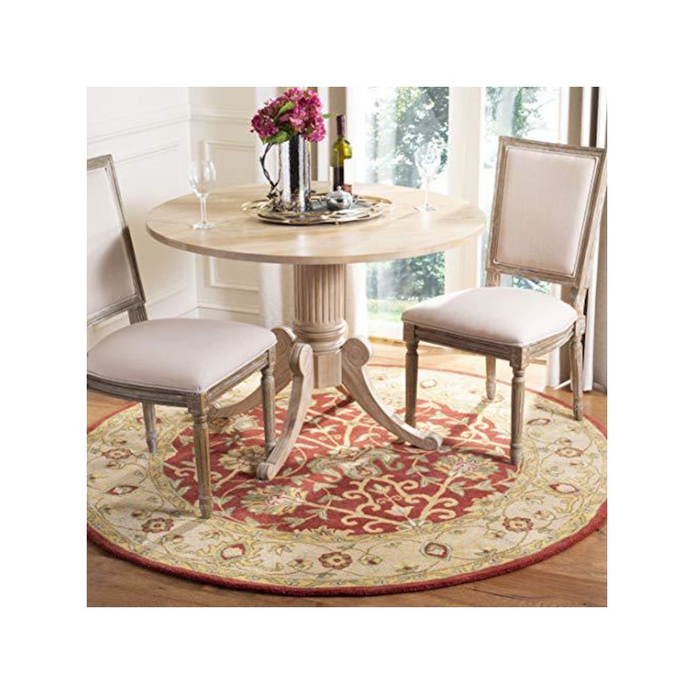 ANTIQUITY, RUST, 3'-6" X 3'-6" Round, Area Rug, AT21A-4R. Picture 3