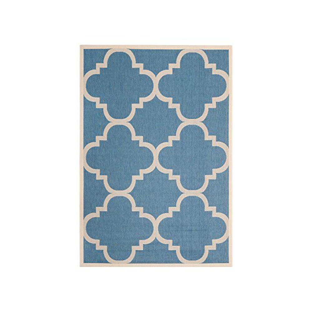COURTYARD, BLUE / BEIGE, 2'-7" X 5', Area Rug, CY6243-243-3. Picture 1