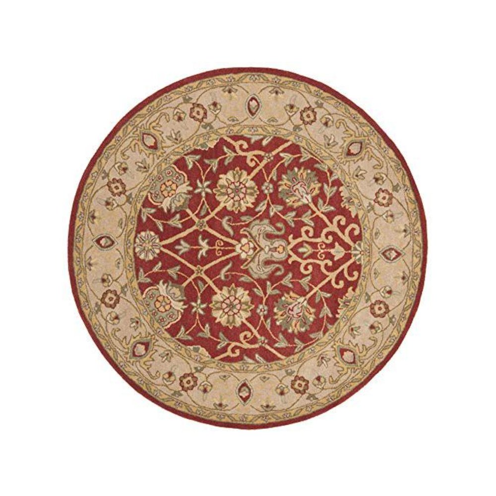 ANTIQUITY, RUST, 3'-6" X 3'-6" Round, Area Rug, AT21A-4R. Picture 1