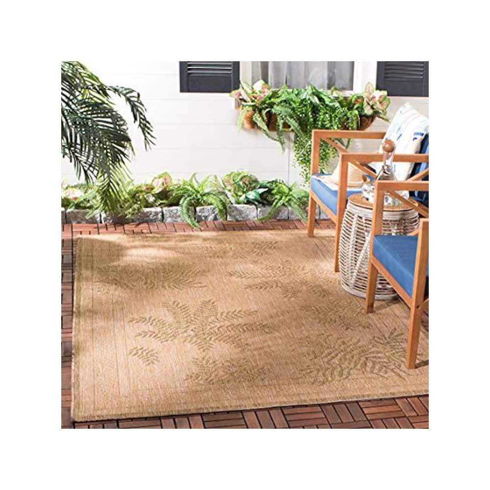 COURTYARD, NATURAL / GOLD, 5'-3" X 7'-7", Area Rug, CY6683-39-5. Picture 1