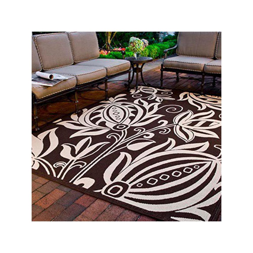 COURTYARD, CHOCOLATE / NATURAL, 2'-3" X 14', Area Rug, CY2961-3409-214. Picture 1