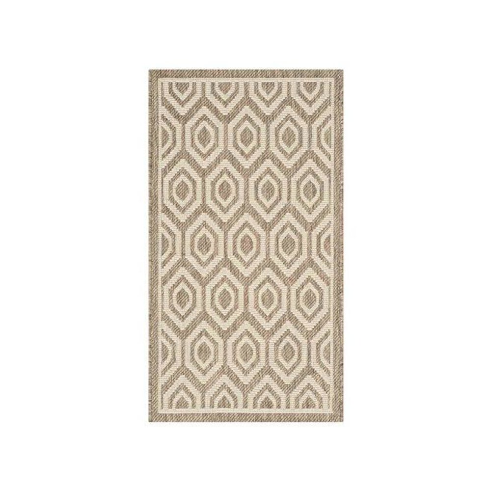 COURTYARD, BROWN / BONE, 2'-7" X 5', Area Rug, CY6902-242-3. Picture 1