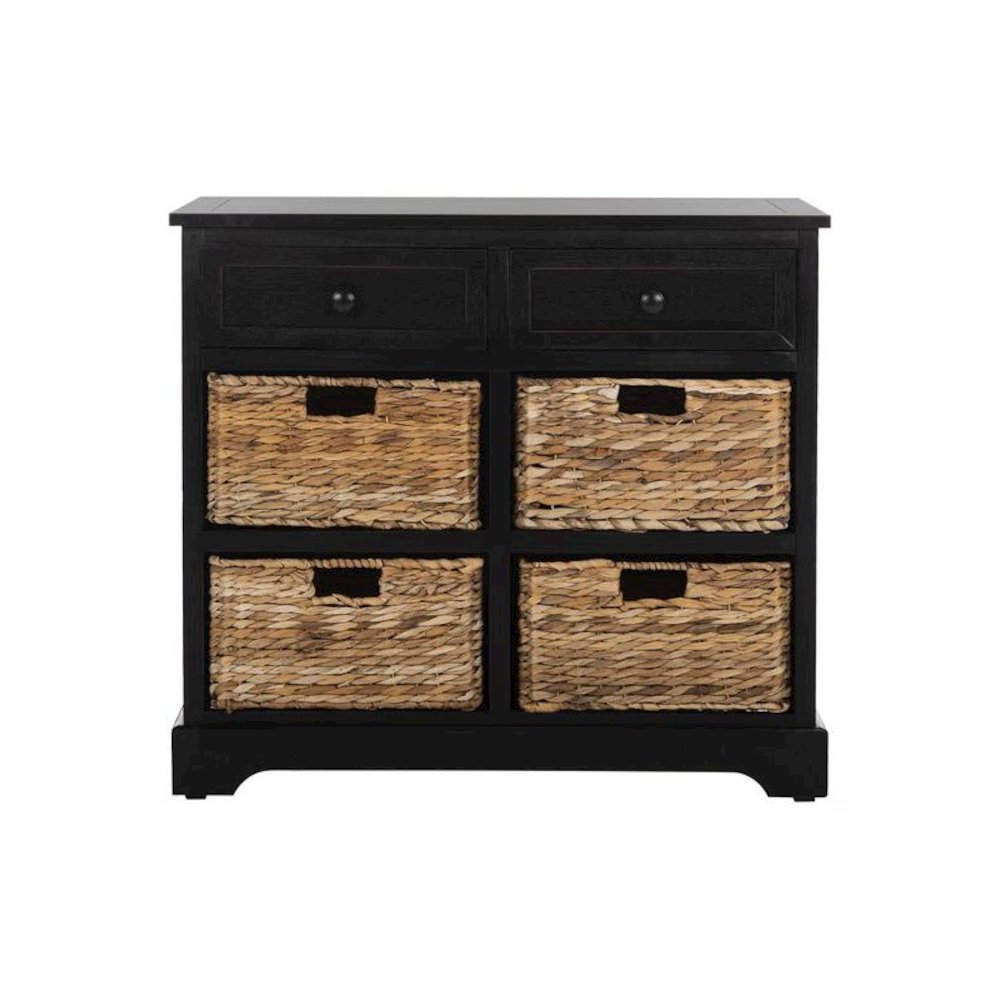 HERMAN STORAGE UNIT W/ WICKER BASKETS, AMH5702B. Picture 1