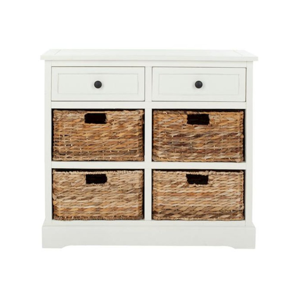 HERMAN STORAGE UNIT W/ WICKER BASKETS, AMH5702C. Picture 1