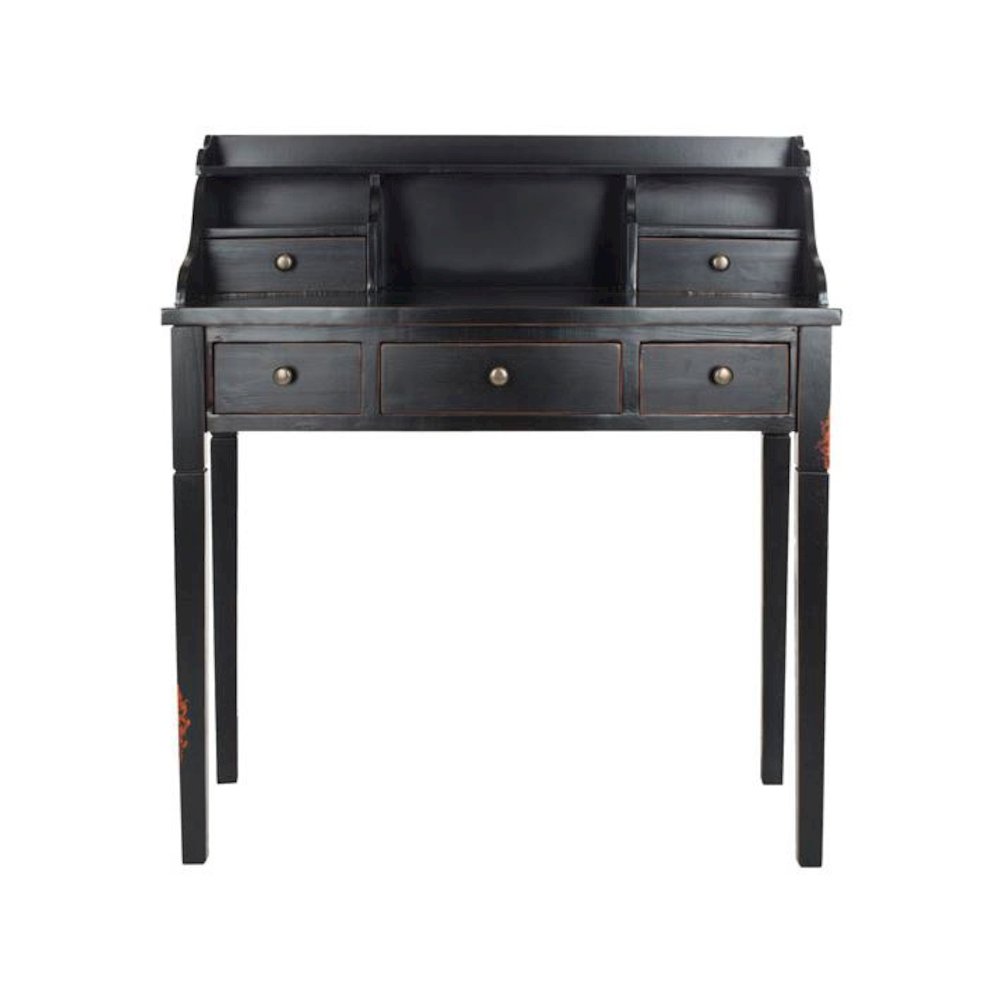 LANDON 5 DRAWER WRITING DESK, AMH6516B. Picture 1