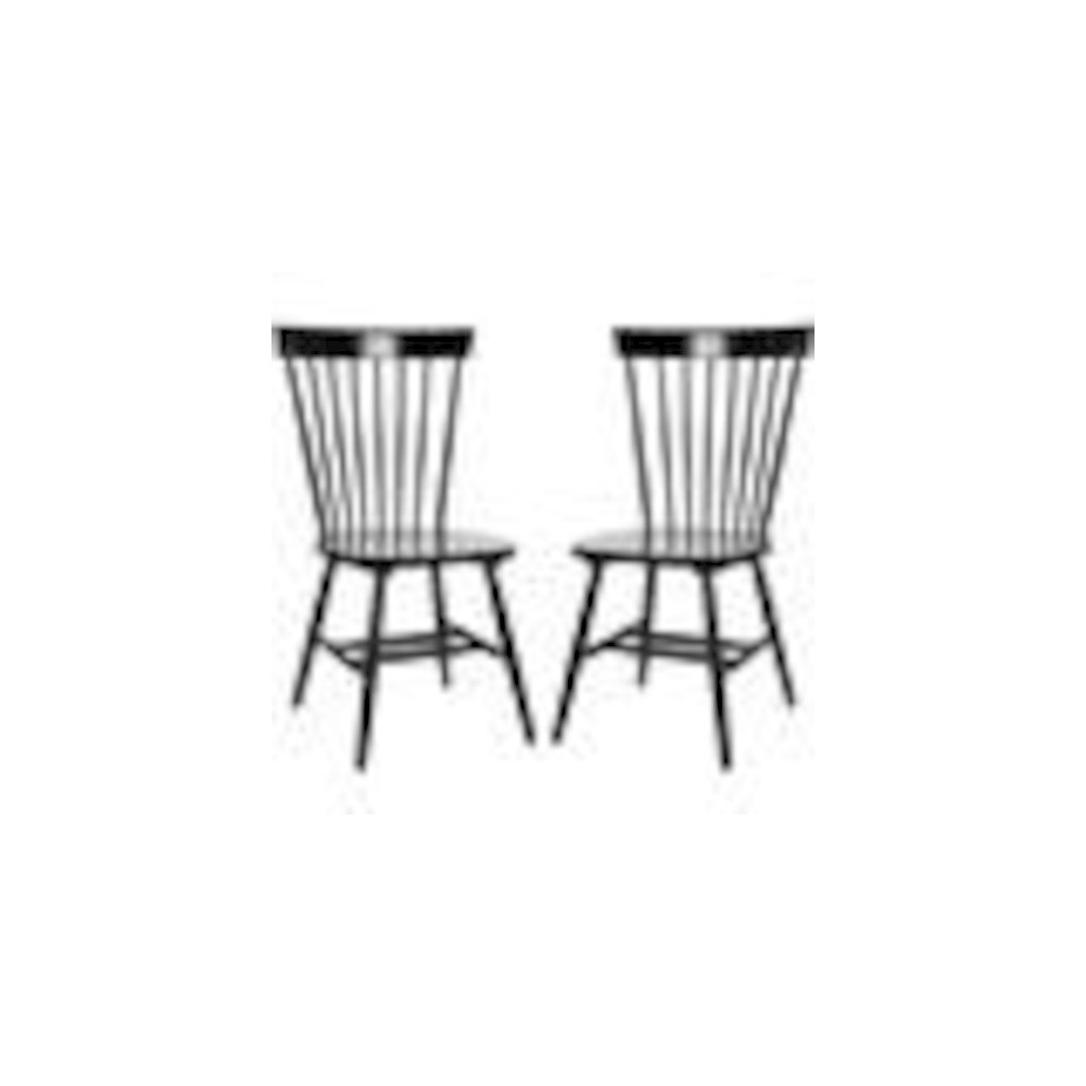 PARKER 17''H SPINDLE DINING CHAIR (SET OF 2), AMH8500B-SET2. Picture 1