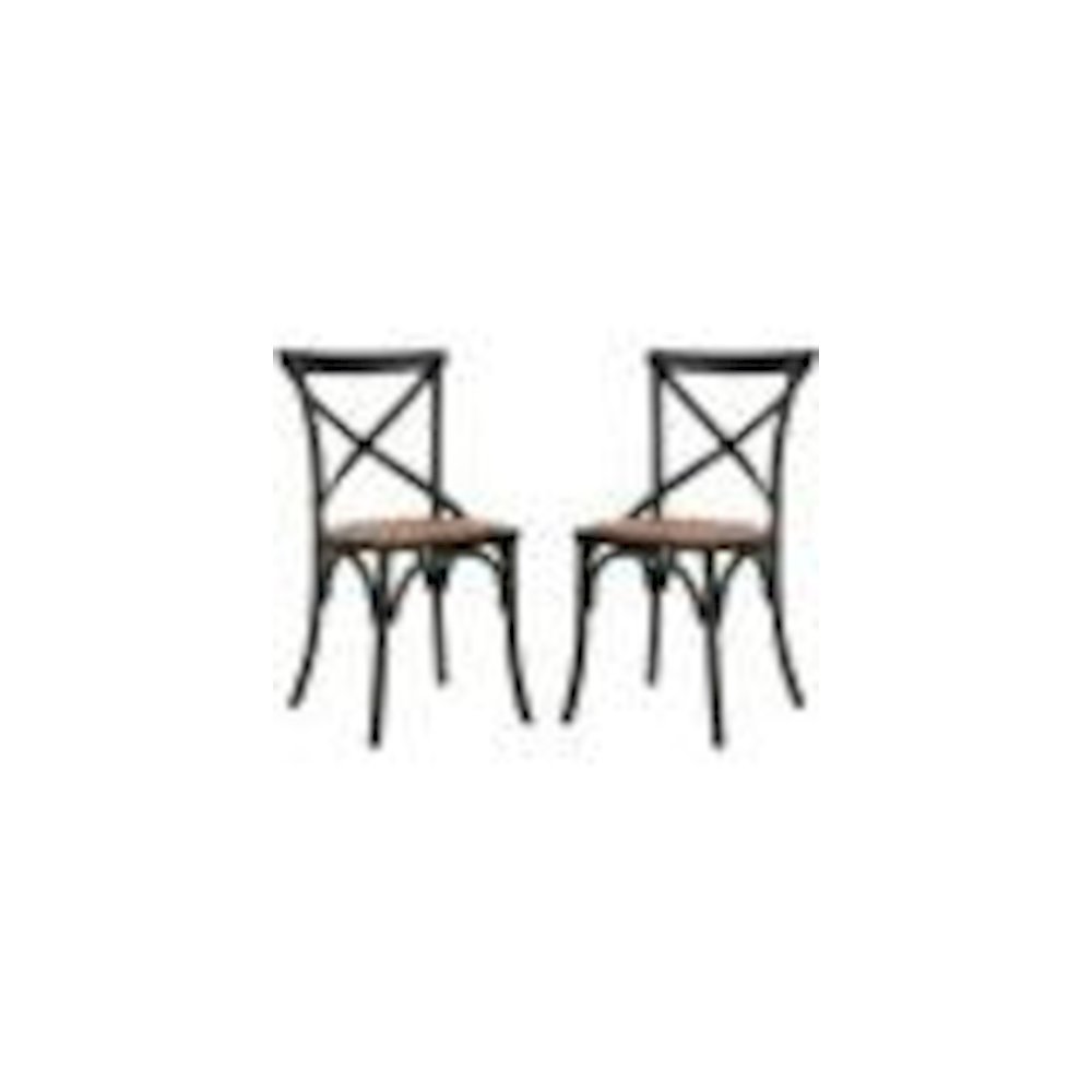 FRANKLIN 18''H X BACK FARMHOUSE CHAIR (SET OF 2), AMH9500B-SET2. Picture 1