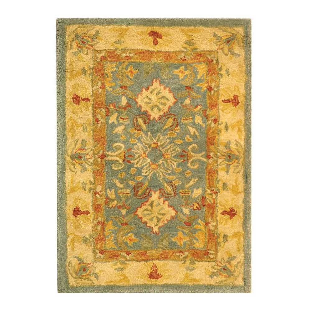 ANATOLIA, LIGHT BLUE / IVORY, 2' X 3', Area Rug. Picture 1