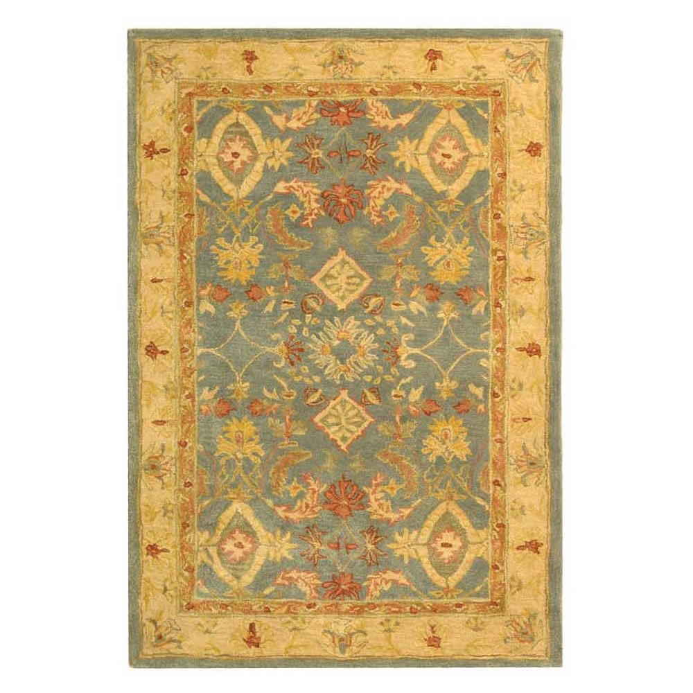 ANATOLIA, LIGHT BLUE / IVORY, 4' X 6', Area Rug. Picture 1
