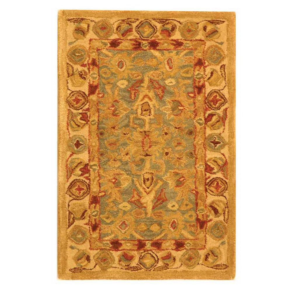 ANATOLIA, BLUE / IVORY, 2' X 3', Area Rug. Picture 1
