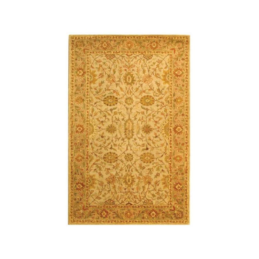 ANTIQUITY, IVORY / LIGHT GREEN, 5' X 8', Area Rug. Picture 1