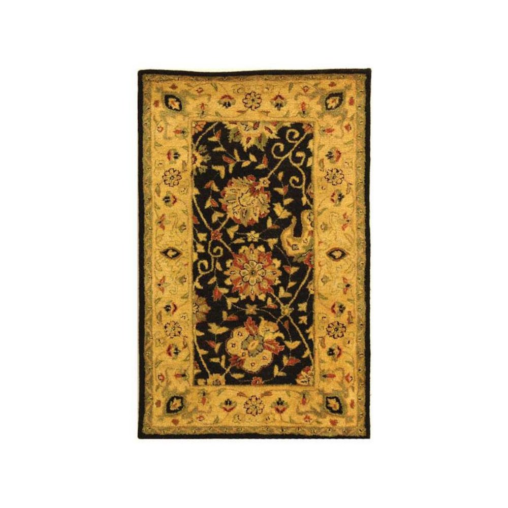 ANTIQUITY, BLACK, 3' X 5', Area Rug, AT21B-3. Picture 1