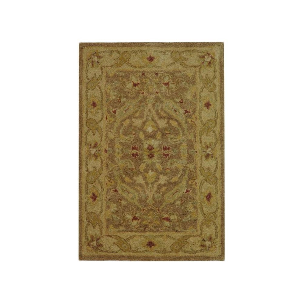 ANTIQUITY, BROWN / GOLD, 2' X 3', Area Rug. Picture 1