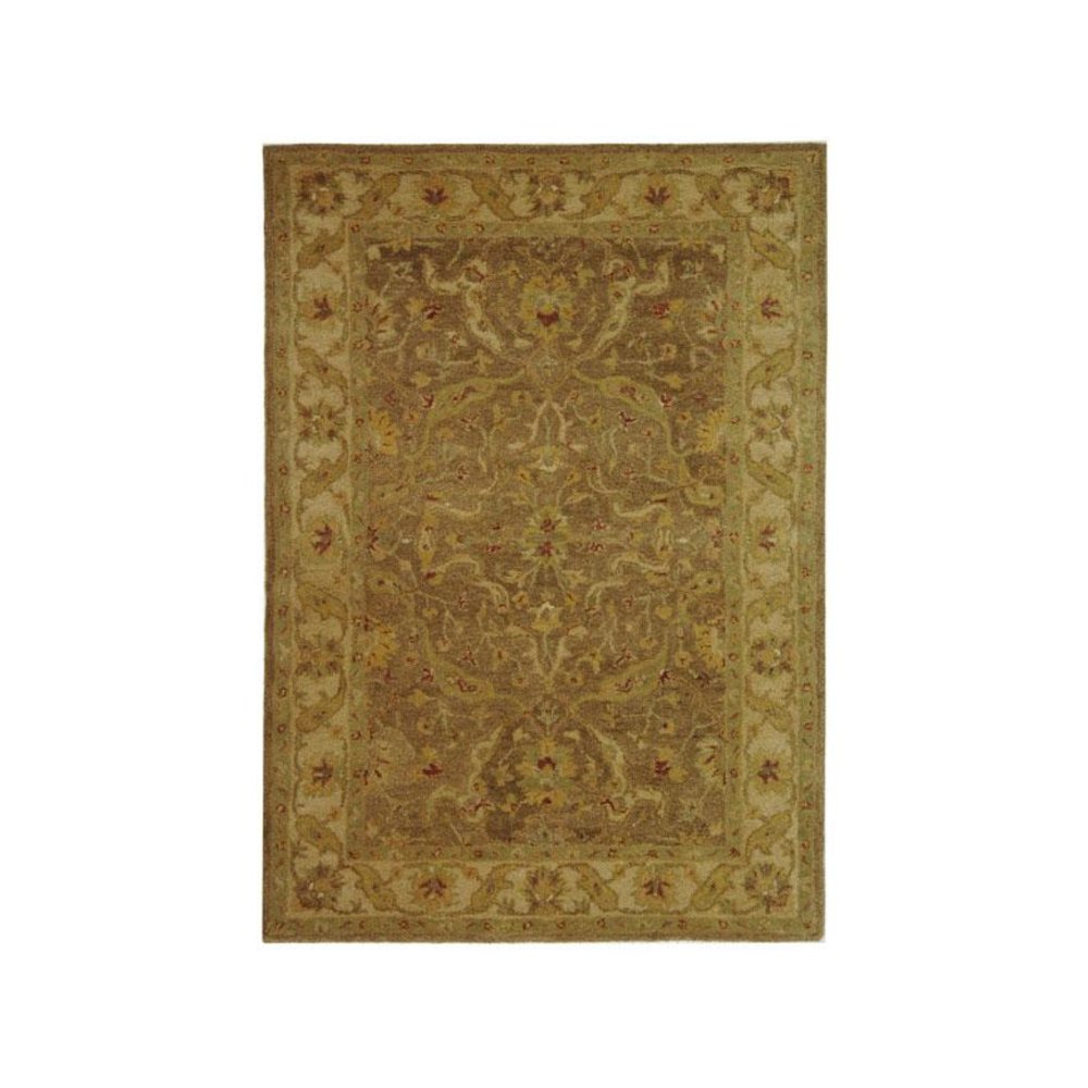 ANTIQUITY, BROWN / GOLD, 4' X 6', Area Rug. Picture 1