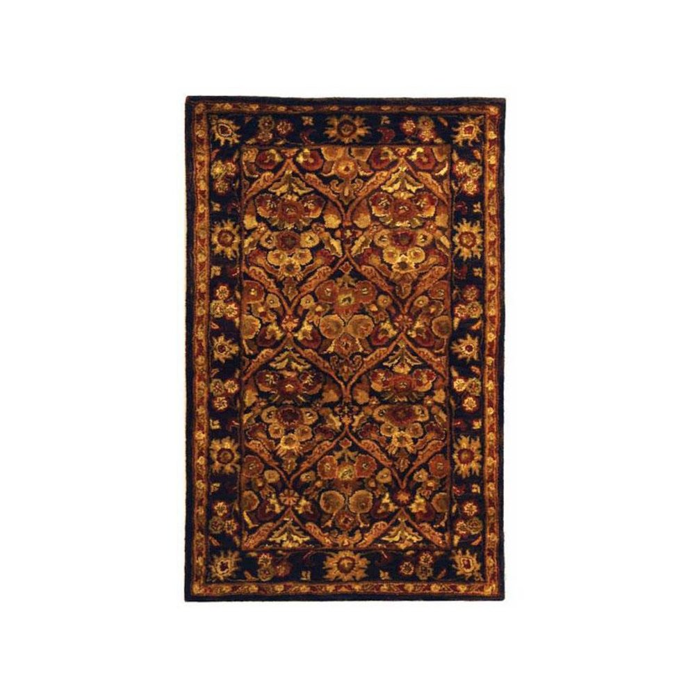 ANTIQUITY, DARK PLUM / GOLD, 3' X 5', Area Rug. Picture 1