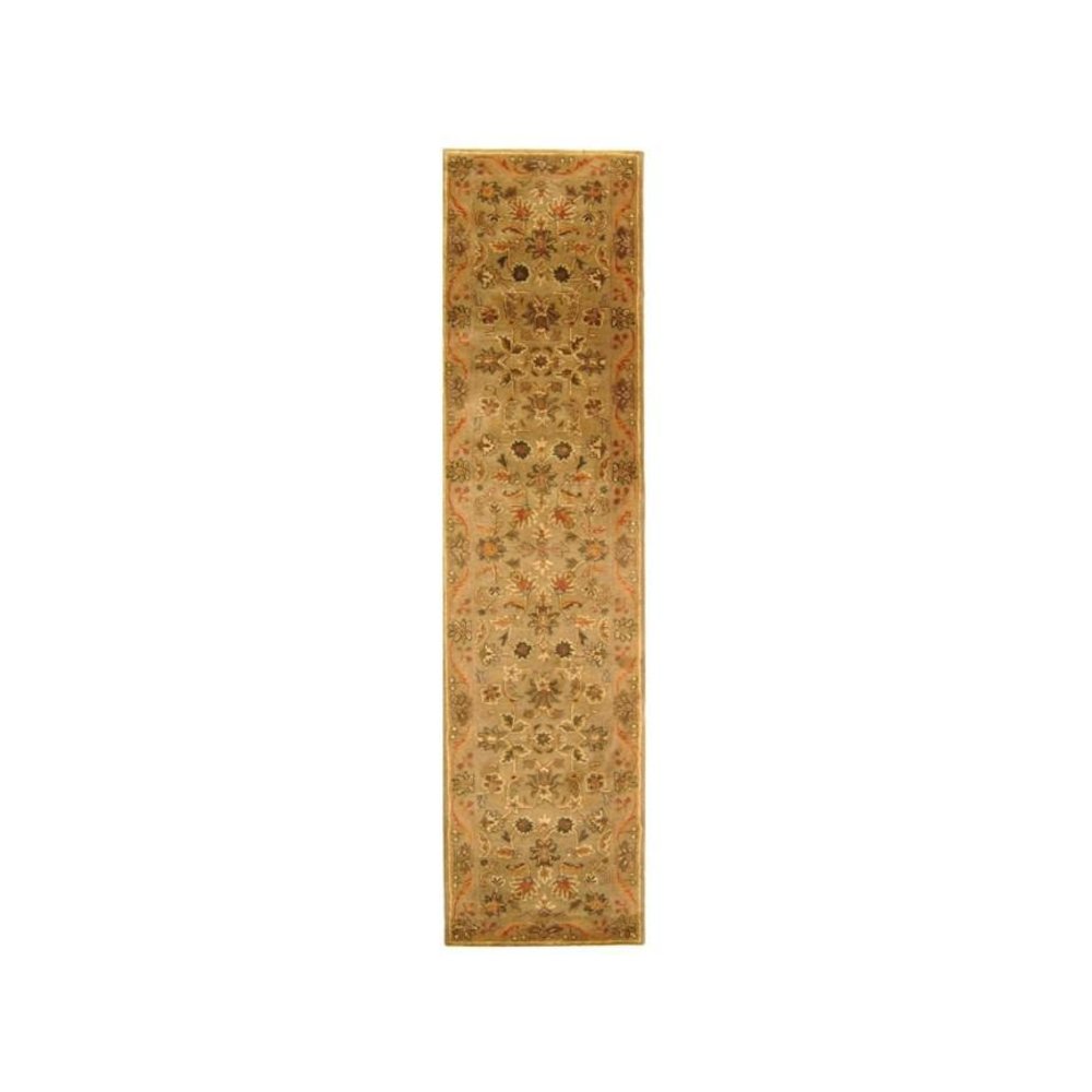 ANTIQUITY, OLIVE / GOLD, 2'-3" X 8', Area Rug. Picture 1