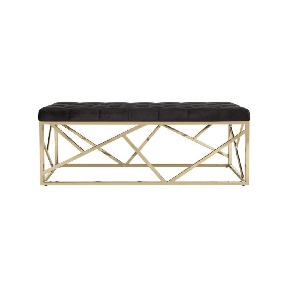 FARAH TUFTED RECTANGULAR BENCH, BCH6201A. Picture 1