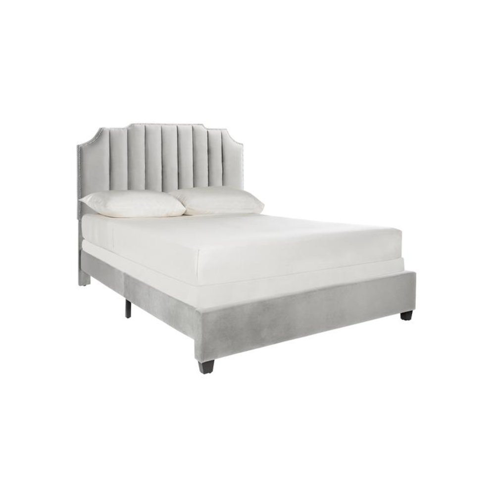Streep Bed, Full, Pewter. Picture 1